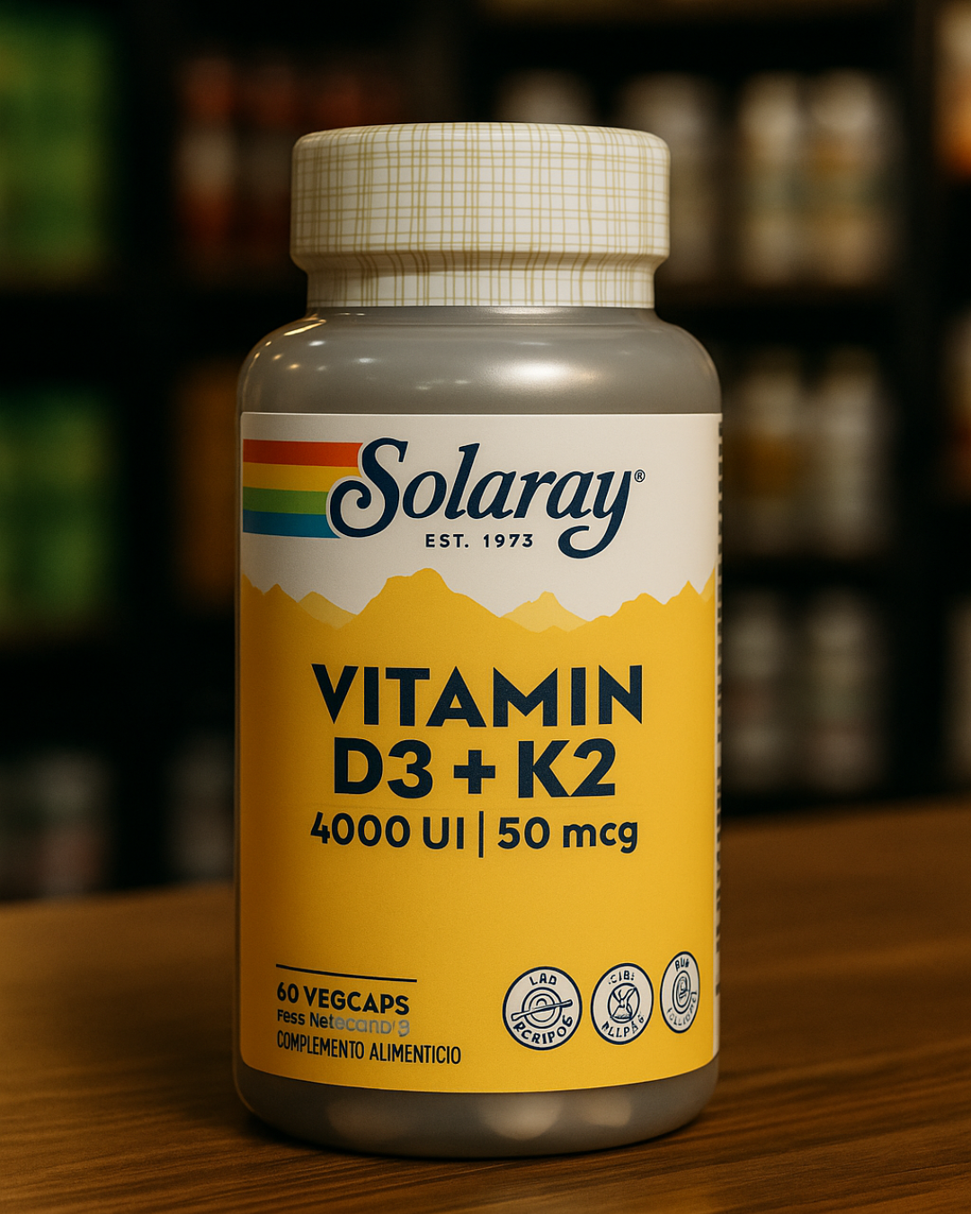 Vitamina D3 + K2 – Solaray