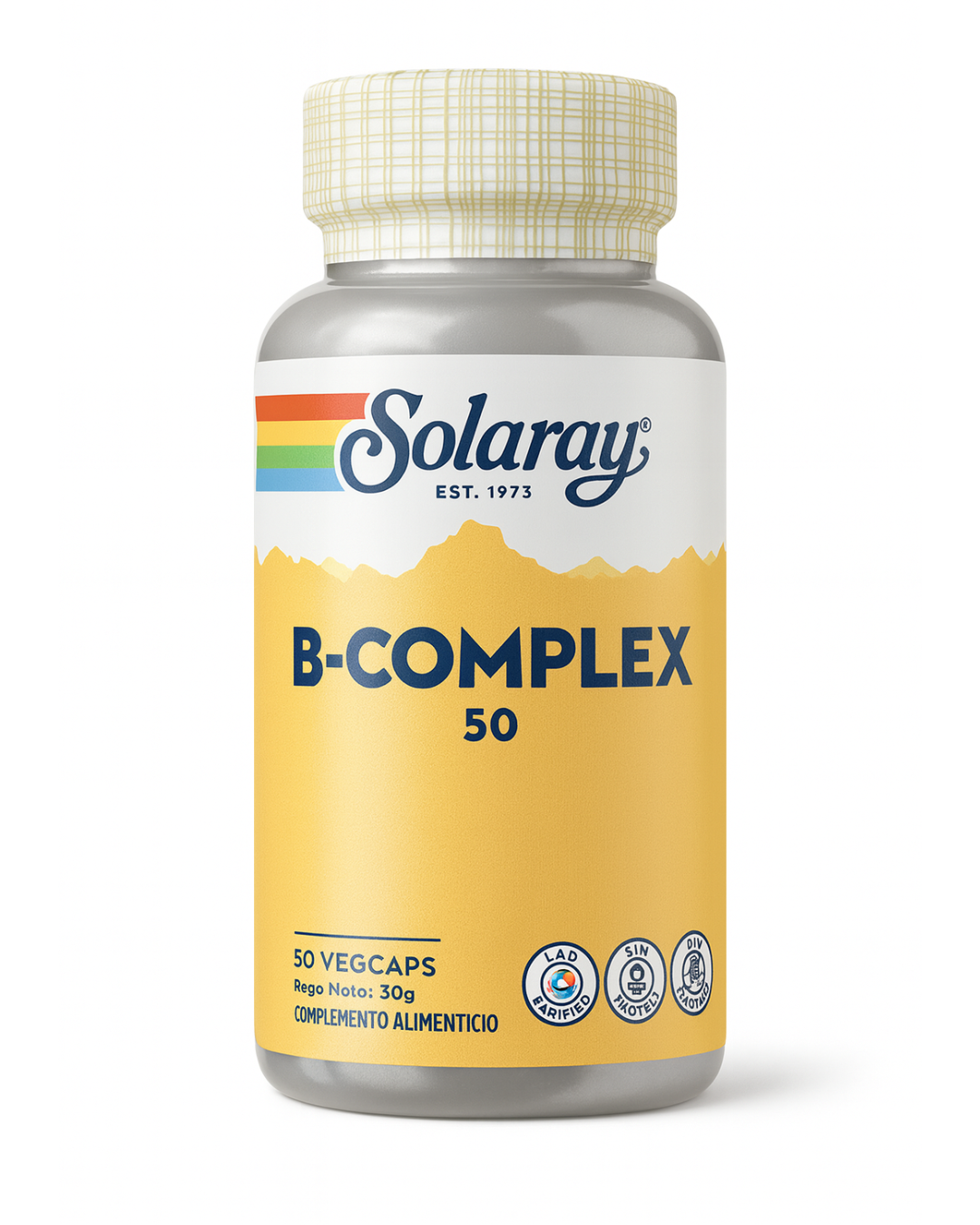 B-Complex 50 – Solaray (50 VegCaps)