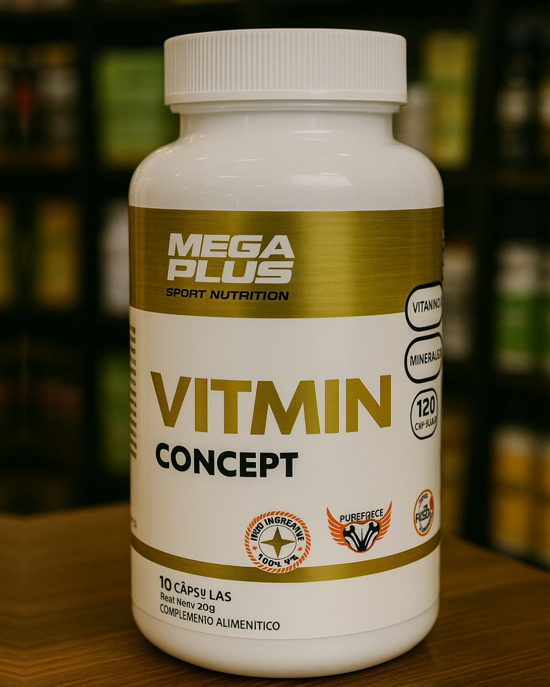 Vitamin Concept – Mega Plus Sport Nutrition (120 cápsulas)