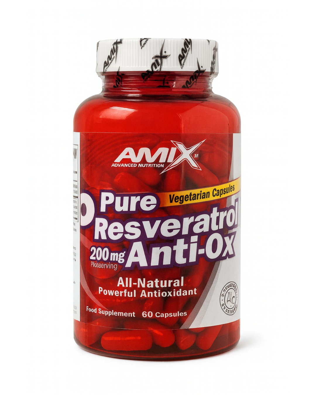 Pure Resveratrol Anti-Ox – AMIX (60 cápsulas)