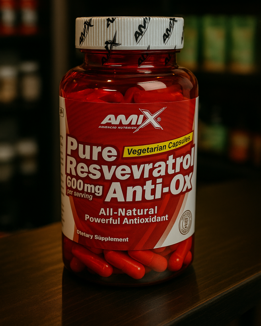 Pure Resveratrol Anti-Ox – AMIX (60 cápsulas)